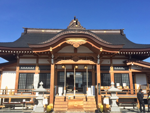 初詣に訪れた甲斐奈神社